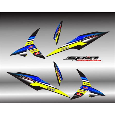 Jual Stiker Lis Art Cod Stiker Striping Variasi Motor Suzuki Spin Prat