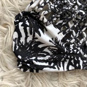 Mikoh Swim New Mikoh Lanikai Palm Print Woven Bikini Top Poshmark