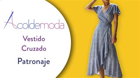 Patronaje de VESTIDO CRUZADO con Olán o Bolero Paso a Paso DIY