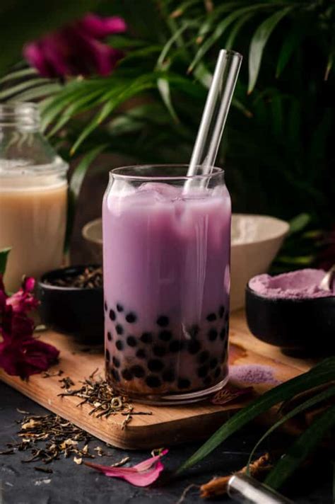 Taro Milk Tea Recipe Taro Boba Tea 3 Ways Video Raepublic