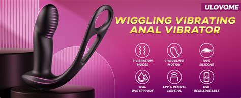 Amazon Vibrating Prostate Massager Ulovime Wiggling Anal Vibrator With Wiggling Vibrating