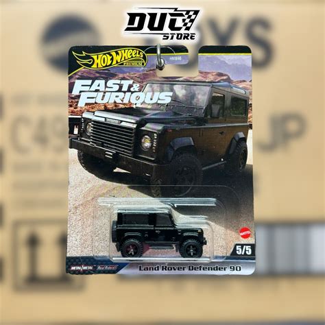 Hot Wheels Premium Land Rover Defender Fast Furious Premium Series Model Car