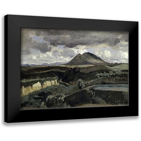 Corot Jean Baptiste Camille X Black Modern Framed Museum Art Print