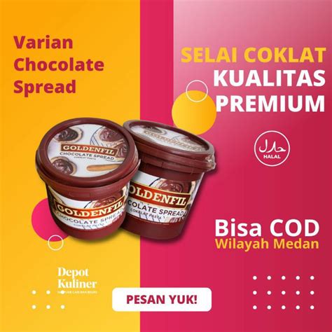 Jual Goldenfil Chocolate Spread 1 Kg Goldenfill Cokelat Golden Fil