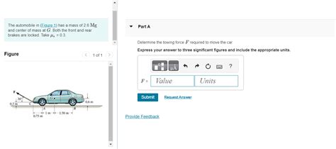 Solved The Automobile In Figure Has A Mass Of Mg And Chegg