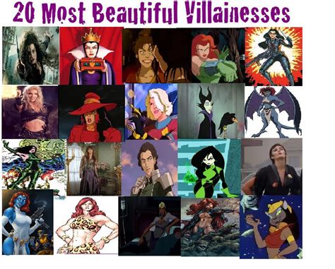 20 Most Beautiful Villainesses By Theaven On Deviantart