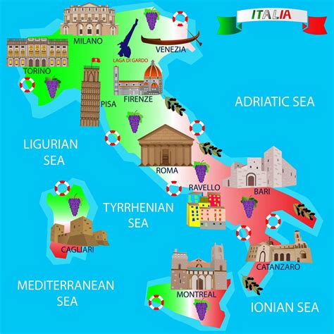 Italy Tour Map