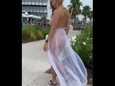 Shwoing Off Naked Under My Transparent Outfits 2 XVIDEOS