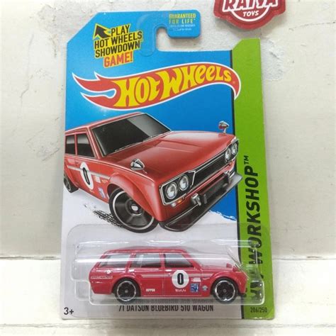 Jual Hot Wheels Jdm Datsun Wagon Bluebird Merah Tampo Uscard Varian Grill Kotak Bukan
