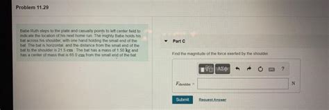 Solved Problem Y Babe Ruth Steps To The Plate And Chegg