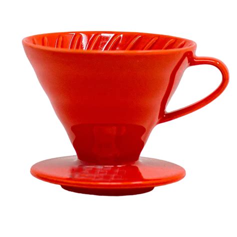 Воронка V60 Китай - красный — купить в интернет-магазине Torrefacto