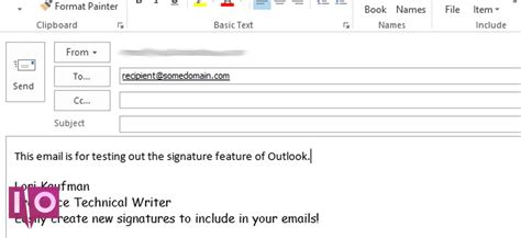 Comment Cr Er Une Nouvelle Signature Dans Outlook Moyens I O