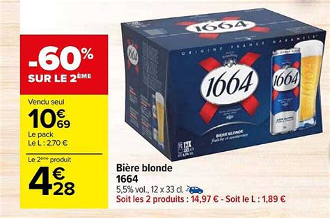 Promo Bi Re Blonde Chez Carrefour Icatalogue Fr