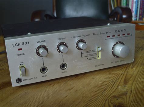 ECH 801 - Europsonic ECH 801 - Audiofanzine