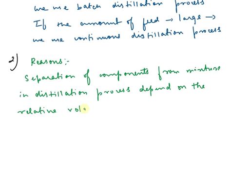 SOLVED 1 What Equipment Is Included In A Typical Distillation Process