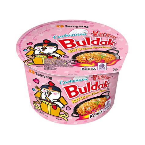 Samyang Hot Chicken Ramen Buldak Carbonara Mie Instan Bowl Cup 105gram