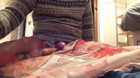 Wank In Long Floral Silky Skirt Cumshot And Powerful Orgasm Gay Masturbation Masturbation Porn