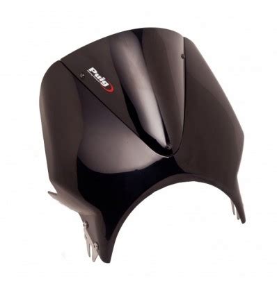 Cupolino Puig Vision Nero Per Moto Naked Con Faro Tondo