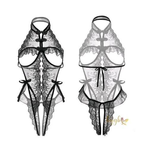 HGGBS 𝐑𝐄𝐀𝐃𝐘 𝐒𝐓𝐎𝐂𝐊 Open Bust Open Crotch Body Suit Sexy Lingerie Nightwear Dress ATL