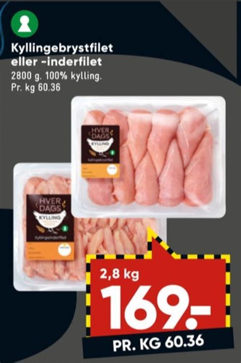 Hverdags Kyllingebrystfilet Tilbud Hos Bilka