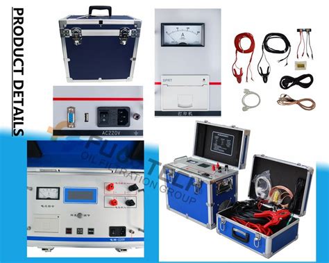 Wxzr 3A 3 Phase DC Winding Resistance Test Set For Transformer Testing