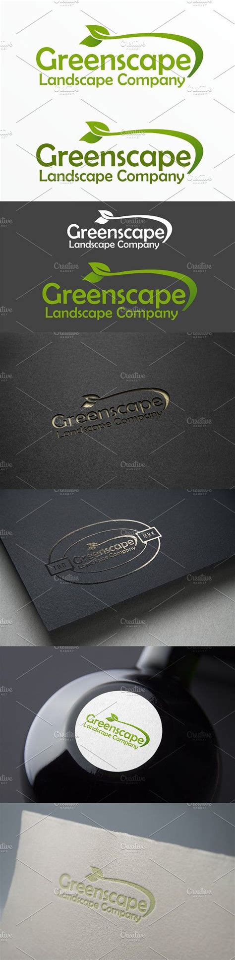 Greenscape Logo Template Logo Templates Templates Modern Logo