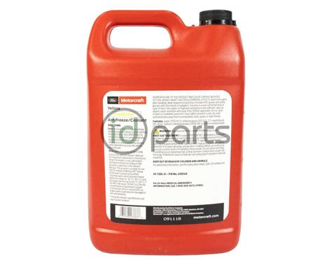 Motorcraft Prediluted YELLOW Antifreeze/Coolant VC-13DL-G | IDParts.com ...