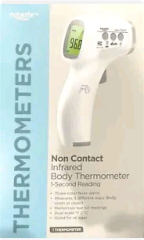 Equate Non Contact Infrared Body Thermometer Second Reading De Ebay