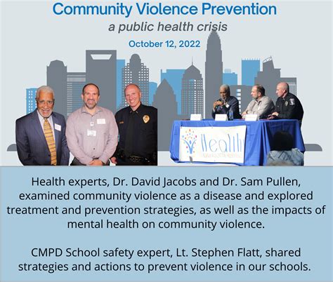 Community Violence Prevention: A Public Health Crisis - Healthy