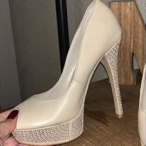 Aldo Shoes Aldo Nude Pumps With Sparkly Undersides Poshmark