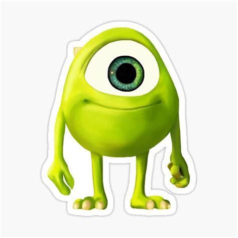 Pegatina For Sale Con La Obra Baby Mike Wazowski Dibujo Original De