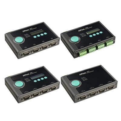 Moxa NPort 5450 4-Port RS-232/422/485 Industrial Device Server (KIT-GOLD / DEPOT-6PK) (NPORT-5450-KIT-GOLD-DEPOT-6PK)