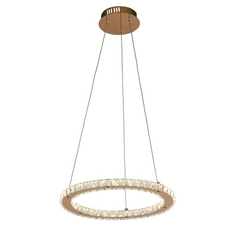 Copper Led Ring Pendant Ceiling Light Julian Charles Home