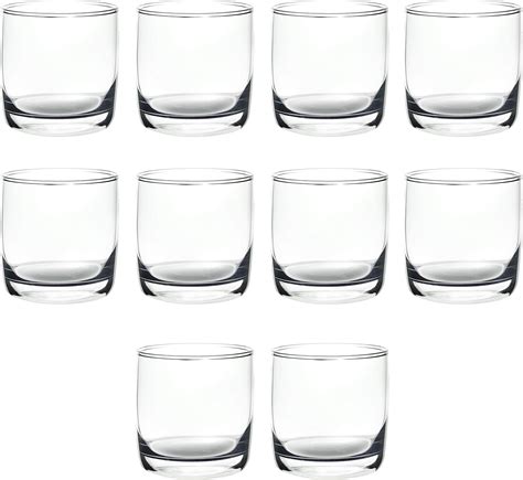 Amazon Kingrol 12 Pack Double Old Fashioned Whiskey Glasses 10