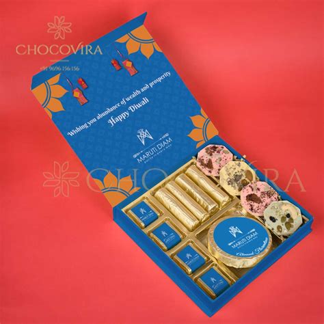 Diwali Gift Dry Fruit Box CV16N03 Chocovira Chocolates