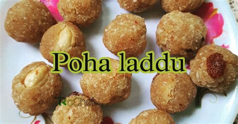 Poha Jaggery Laddu Aval Coconut Laddu 10 Mins Recipe Recipe By