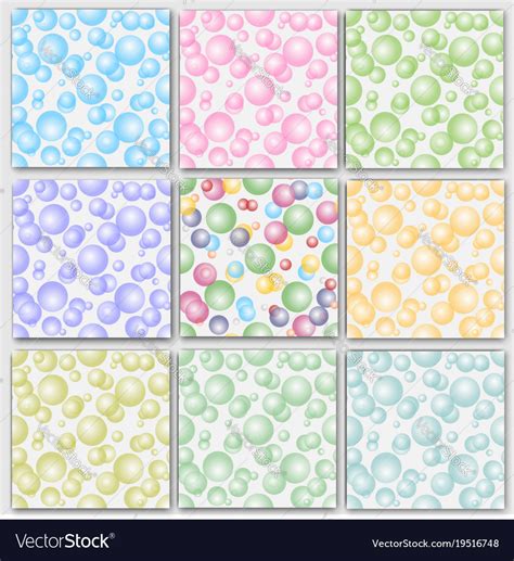 set  seamless backgrounds royalty  vector image