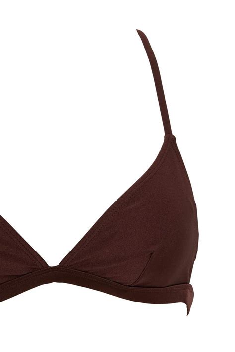 Brown WOMAN Fall In Love Regular Fit Bikini Top DeFacto