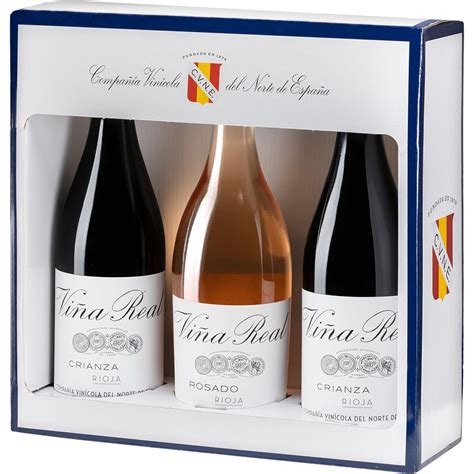 Vino tinto crianza DOCa Rioja Estuche 2 botellas 75 cl regalo Viña