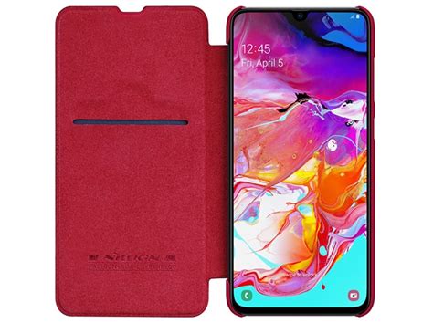 کیف چرمی نیلکین سامسونگ Nillkin Qin Leather Case Samsung Galaxy A70a70s