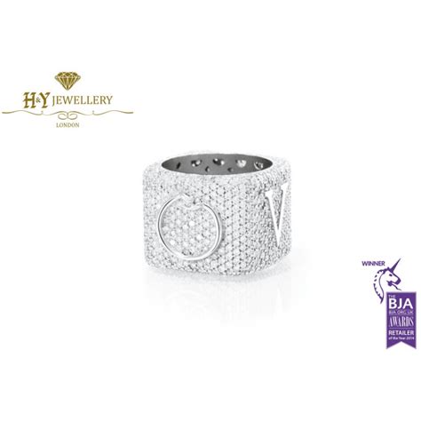 Two Worlds Ring Pavé By Lorenzo Quinn White Gold