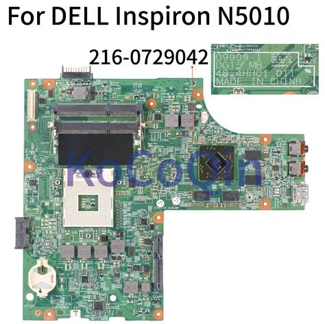 KoCoQin Laptop Motherboard For DELL Inspiron 15R N5010 HD5650 Mainboard