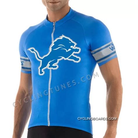 NFL DETROIT LIONS Cycling Jersey Short Sleeve Restock Cyclingtunes