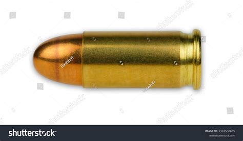 gold bullets ammunition isolated  white stock photo