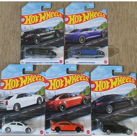 Lançamento Set Sedans Hot Wheels Cast escala 1 64 Shopee Brasil