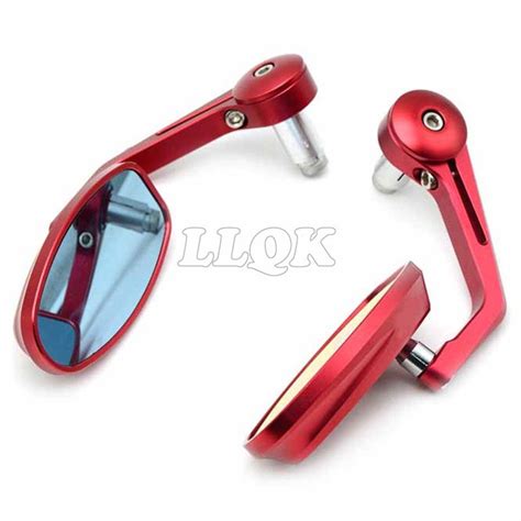 Mm Motorcycle Cnc Handle Bar End Mirrors Rearview Side Mirrors