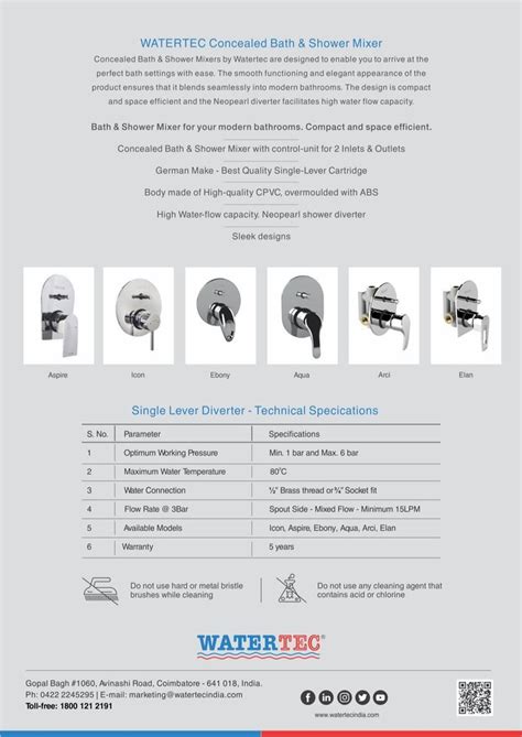 high flow single lever concealed diverter  rs piece single