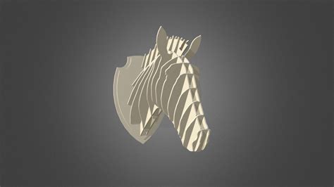 зебра 3d 2 - 3D model by wondertree [d4c9ea1] - Sketchfab