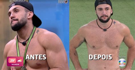 Ana Maria mostra antes e depois de Arthur no BBB 21 não se esforçou