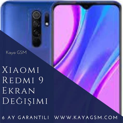 Xiaomi Redmi 9 Ekran Değişimi - Acil Cep Tamiri - Kaya GSM